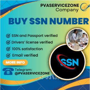 Buy SSN Number from the best place pvaservicezone at the cheapest price. Our SSN Details- 100% USA SSN, Original Copy Verified SSN,, Satisfaction Guaranteed.