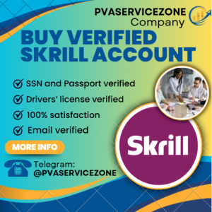 Buy Verified Skrill Account From the best and trusted site pvaservicezone at the very cheapest price.