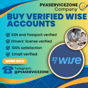 Buy Verified Wise Accounts from the best place pvaservicezone at the cheapest price.Our account is verified with SSN, ID Card, Driving license.